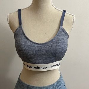 New Balance Ribbed Sports Bra
